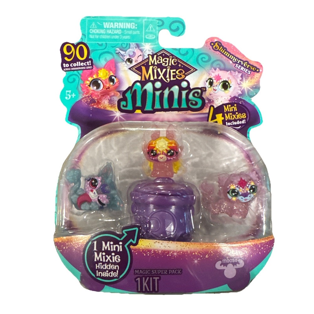 Magic Mixies Minis 4 Pack Shimmerverse Series Magic Super Pack Moose Toys 1 Kit‎